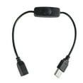 thumbnail image 3 of 32cm USB Power Extension Cord With Indication Light And Power Switching Button for USB Devices 5V2A Charging, 3 of 7