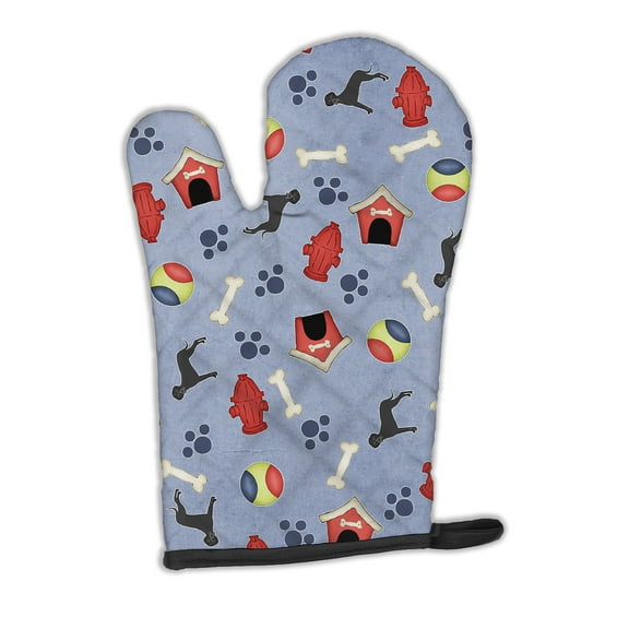 Dog House Collection Black Natural Great Dane Oven Mitt