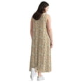 thumbnail image 2 of Ellos Plus Size Cotton Spandex Scoop Neck Sleeveless A-Line Maxi Dress, 2 of 3