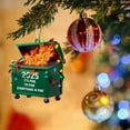 thumbnail image 3 of 2025 Humorous Christmas Ornament, Sarcastic Dumpster Fire Decor, Novelty Holiday Ornament, Funny Tree Decoration, Gift for Humor Lovers, Festive Home Accents, 3 of 5
