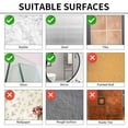 thumbnail image 6 of 3D Wall Panels Peel And Stick 10Pcs Foam Brick Wallpaper For Bedroom Faux Stone Wall Panel Self-Adhesive Wallpaper, 32Cm*32Cm*6Mm -Black, 6 of 6