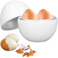 thumbnail image 2 of Hard Boiled Egg Maker,Microwave Oven Egg Boilers 4 Eggs Multifunctional Egg Steamer Household Breakfast Machine for Cooking Steamed Bread Dumplings Eg, 2 of 5