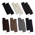 thumbnail image 5 of Ounissouiy 1 par de calentadores de piernas de diferentes colores Calcetines largos de vida útil Negro Suministros térmicos Café Profundo Ounissouiy HA059249-04, 5 of 5