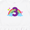 thumbnail image 4 of Inktastic 3rd Birthday Rainbow Number 3 Girls Toddler Dress, 4 of 5