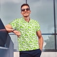 thumbnail image 4 of Fotbe Cute Frogs Camiseta Polo de Golf para Hombre con Estampado – Camisa Deportiva Transpirable con Cuello Abotonado-Small, 4 of 6