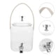thumbnail image 2 of GOOHOCHY Dispensador de bebidas para refrigerador de 3 l con grifo: Contenedor cuadrado de agua compacto para jugo, limonada y té helado. Jarra de plástico para camping., 2 of 8