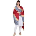 thumbnail image 3 of eloria Women's Poly Chiffon Dupatta Bandhani Bandhej Jaipuri Rajasthani Dupatta, 3 of 4