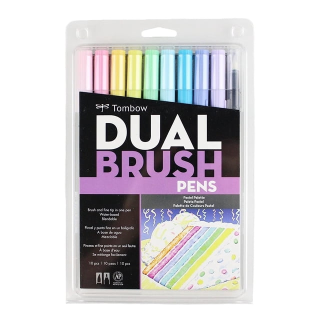Plumones Tombow Marcador Doble Punta Tonos Pastel Mode 56187 Tombow Plumones Tombow Marcador Doble Punta Tonos Pastel Mode 56187