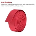 thumbnail image 4 of Uxcell Durable 1.5" Width Flat Nylon Webbing Strap for Backpacks and Luggage Racks Bright Red, 4 of 7