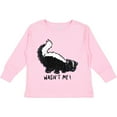 thumbnail image 3 of Inktastic Animals Cute Skunk Wasn't Me Boys or Girls Long Sleeve Toddler T-Shirt, 3 of 5