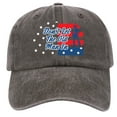 thumbnail image 4 of Don t Let The Old Man In American Flag Hat Gorra de béisbol ajustable para hombres y mujeres, 4 of 9
