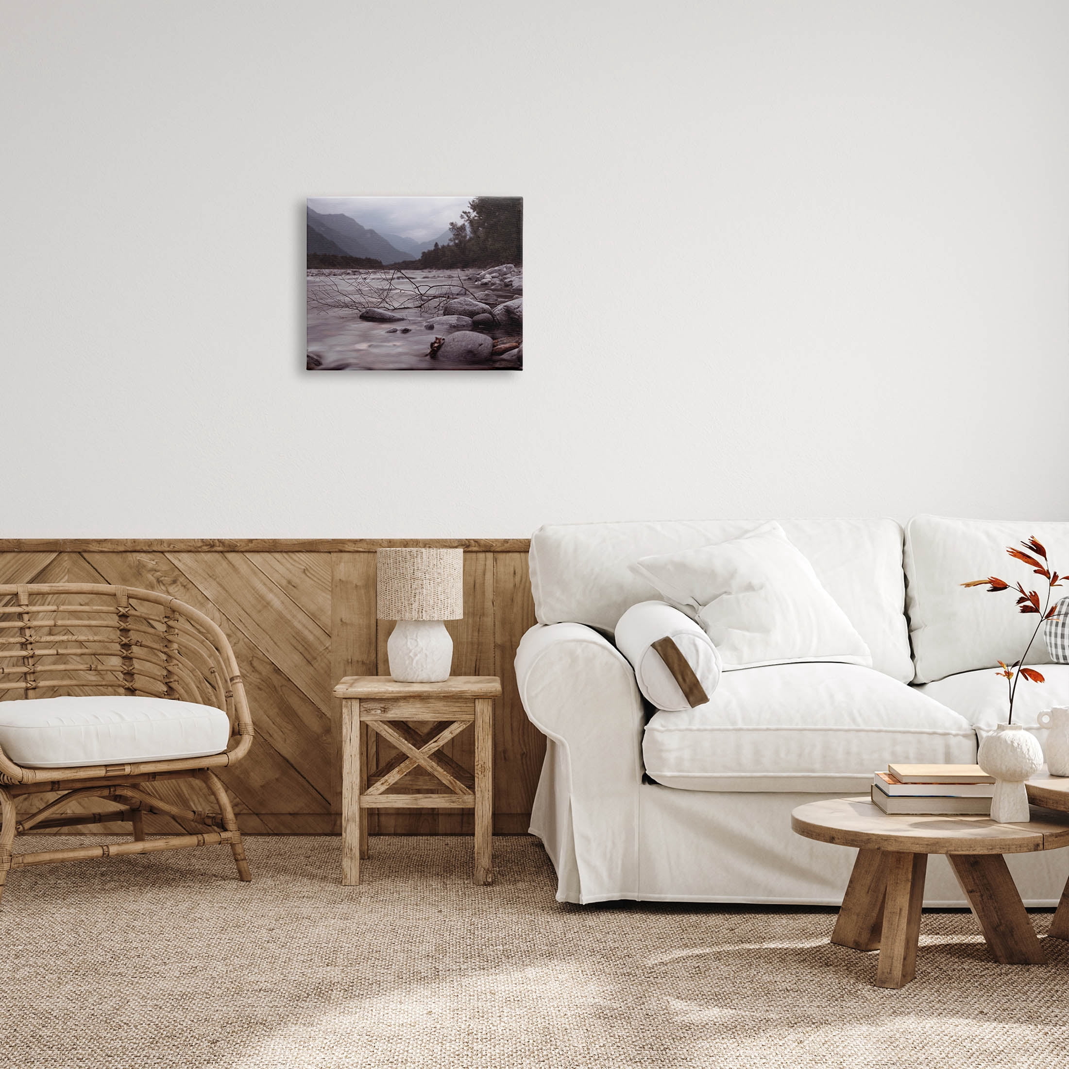 Stupell Industries Woodland Nature Mountain Creek Photograph Gallery Wrapped Canvas Print Wall Art, Design by Lil' Rue