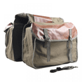thumbnail image 1 of 1pc Canvas Motorcycle Saddle Bag Equine Back Pack Seat, 1 of 4