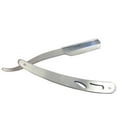 thumbnail image 1 of SHISUYAN Stainless Steel Shaving Razor Straight Razors Pro Mens Folding Shaving Manual Beard Shaver Barber Shaver Tool (Silver), 1 of 8