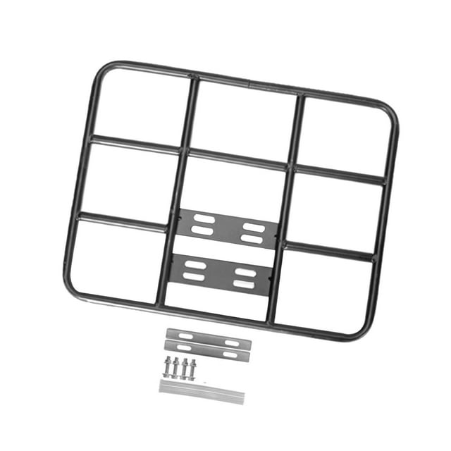 Portaequipajes para bicicleta Zulema estante trasero de hierro 53x43cm fácil de instalar