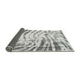 thumbnail image 2 of Ahgly Company Indoor Round Abstract Gray Modern Area Rugs, 7' Round, 2 of 4