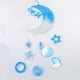 thumbnail image 5 of Bewildely DIY arte Luna estrella en forma de campana de viento molde hogar silicona gota moldes fabricante pared decoración molde colgante hacer Artesanía  Moldes de 3 piezas Bewildely HA009871-02, 5 of 6