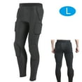 thumbnail image 1 of Equipo de protección Pantalones antigolpes de fútbol Pantalones largos Pantalones deportivos anticolisión celular Fitness Deporte Portero Pantalones deportivos (L), 1 of 11