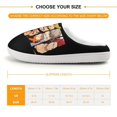 thumbnail image 2 of Mha My Hero Academia Kid's Cotton Slippers Winter Warm Soft Plush Slippers with Rubber Sole Non-Slip Indoor Outdoor Slip on Shoes Fluffy House Slippers For Boys Girls Teen, 2 of 8