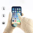 thumbnail image 2 of WHEANG Winter Gloves Knit Winter Gloves Fleece Lined Warm Full Finger Anti-Slip Touchscreen Comfortable Stylish Gray L Summer 2026 Sales Under $1, 2 of 8