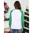 thumbnail image 3 of Merry Christmas Sweatshirts For Women Gnomes Funny Sweatshirt Cute Long Sleeve Xmas Holiday Tree Graphic Pullover Top, Green 1 - L, 3 of 5