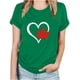 thumbnail image 1 of Camisetas de Manga Corta para Mujeres Canadá Día Hoja de Arce Impresión Básica de Verano Tee, Cuello Redondo Camiseta Casual, 1 of 3