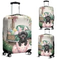 thumbnail image 2 of Easter Egg Portuguese Water Dog Bunny Ear Welcome Spring Truck Travel Luggage Cover PWD Portie Fishing Dog Lover Suitcase Dust Protective Decor - 12002, 2 of 5