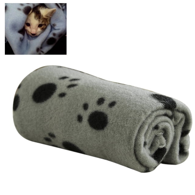 Manta suave cálida de invierno para mascotas de 100x70cm, manta para dormir para cachorros y gatos, manta para perros de doble cara