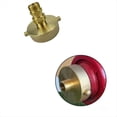 thumbnail image 4 of Adaptador de Manguera de Latón para Hidrante Incendios, Hembra de 2-1/2 Pulgadas X Macho GHT de 3/4 Pulgadas, para Extinción de Incendios., 4 of 5