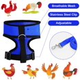 thumbnail image 2 of Chicken Harness with Leash Adjustable Breathable Hen Dog Harness Medium (Blue), 2 of 5
