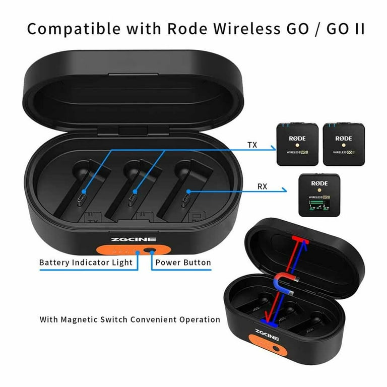 Rode Wireless GO II 2-Person Compact Digital Wireless Rode Wireless GO II 2-Person Compact Digital Wireless