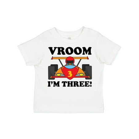 

Inktastic 3rd Birthday Racing Car Gift Toddler Boy or Toddler Girl T-Shirt