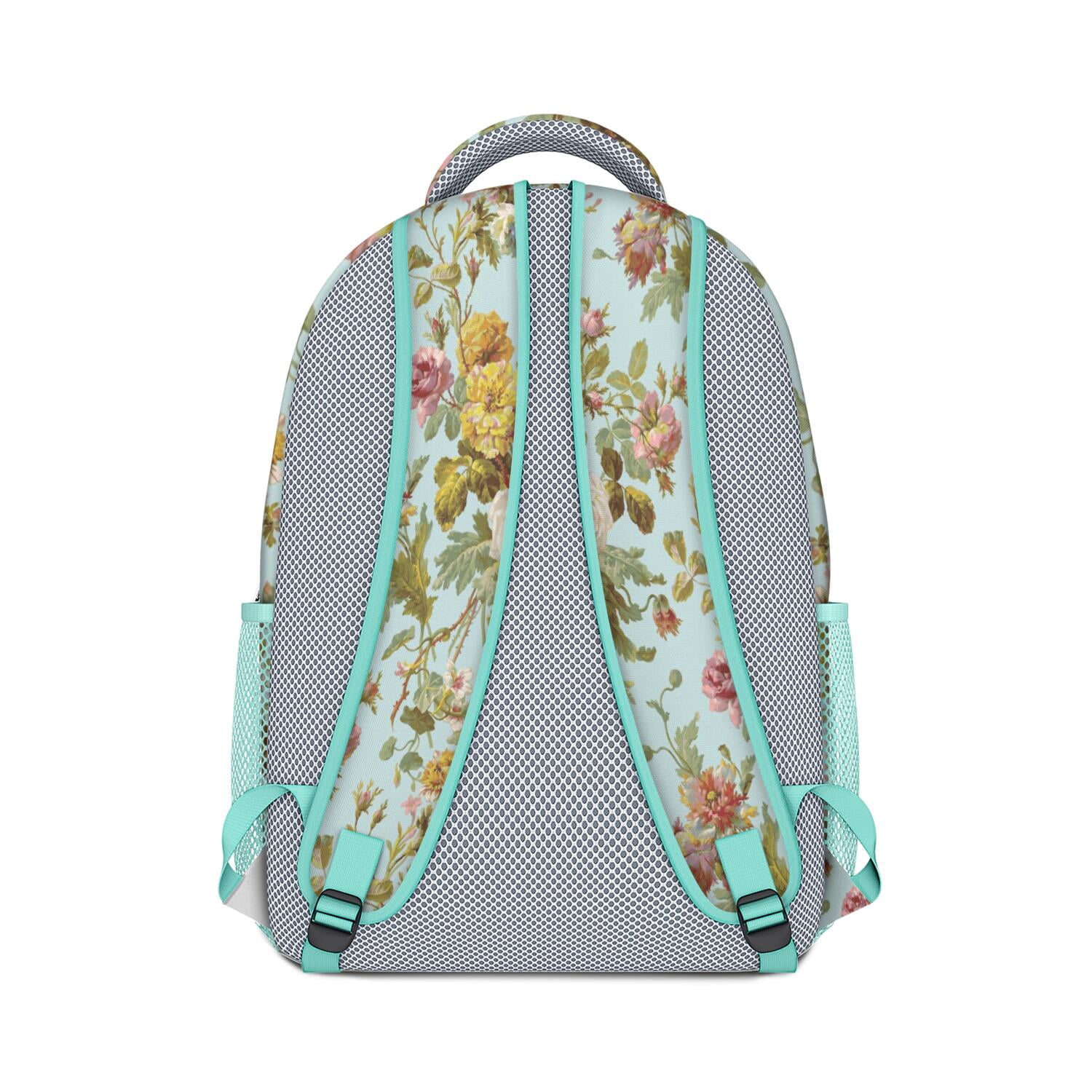 Garden Theme Waterproof Backpack - Lightweight Breathable School Bag with Spinal Support