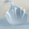 thumbnail image 5 of Girls Racerback Sports Bra Girls' T-Shirt Wireless Training Bra with Adjustable Straps, Soft & Comfortable Teen Girls Underwear Bralette Blue 15Y, 5 of 8