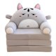 thumbnail image 1 of Funda de sofá cama plegable para niños naioewe, sofá plegable de felpa para niños con relleno, cojín integrado para sofá infantil, aire acondicionado, 1 of 4