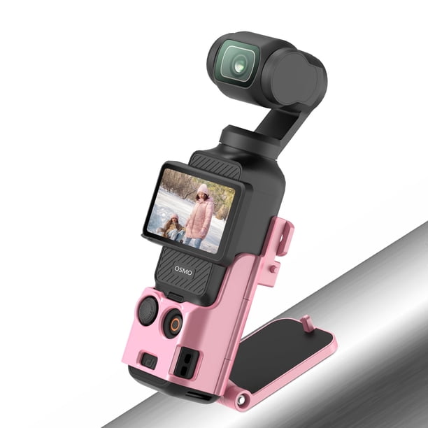 Soporte Magnético AMAZEAR para DJI Osmo Pocket 3 Rosa 180°