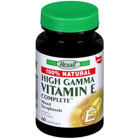 Rexall: Dietary Supplement High Gamma Vitamin E, 60 ct