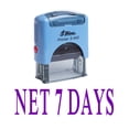 thumbnail image 1 of NET 7 DAYS Self Inking Rubber Stamp Office Stationary Custom Shiny Stamp, 1 of 1