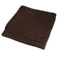 thumbnail image 4 of Home Details Reversible Quilted Furniture Sofa Protector Slipcover in Chocolate/Taupe, 4 of 6