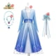 thumbnail image 1 of Vestido de princesa de Frozen de Disney para niñas, traje de baile de malla con lentejuelas blancas, ropa de carnaval, Cosplay para niños, Reina de la nieve, Elsa y Anna, 1 of 5