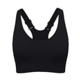 thumbnail image 2 of Sports Bras for Women High Support Racerback Seamless Sports Bra Adjustable Straps Yoga Bra Padded Workout Bra 06# Black 38, 2 of 5