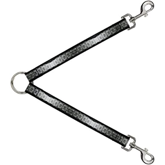Dog Leash Splitter Spinal X Ray Black White 1 Foot Long 1 Inch Wide