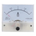 thumbnail image 4 of Amperímetro tipo puntero 85C1 0~2A Amperímetro de panel de medidor de corriente CC para medición de corriente, 4 of 8