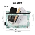 thumbnail image 3 of 2 Pack Flip Folders with Clear PVC Window Binder Pouches 3-Ring Binder Organizer for Office & Home Cute Cartoon Llama Pattern, 3 of 6