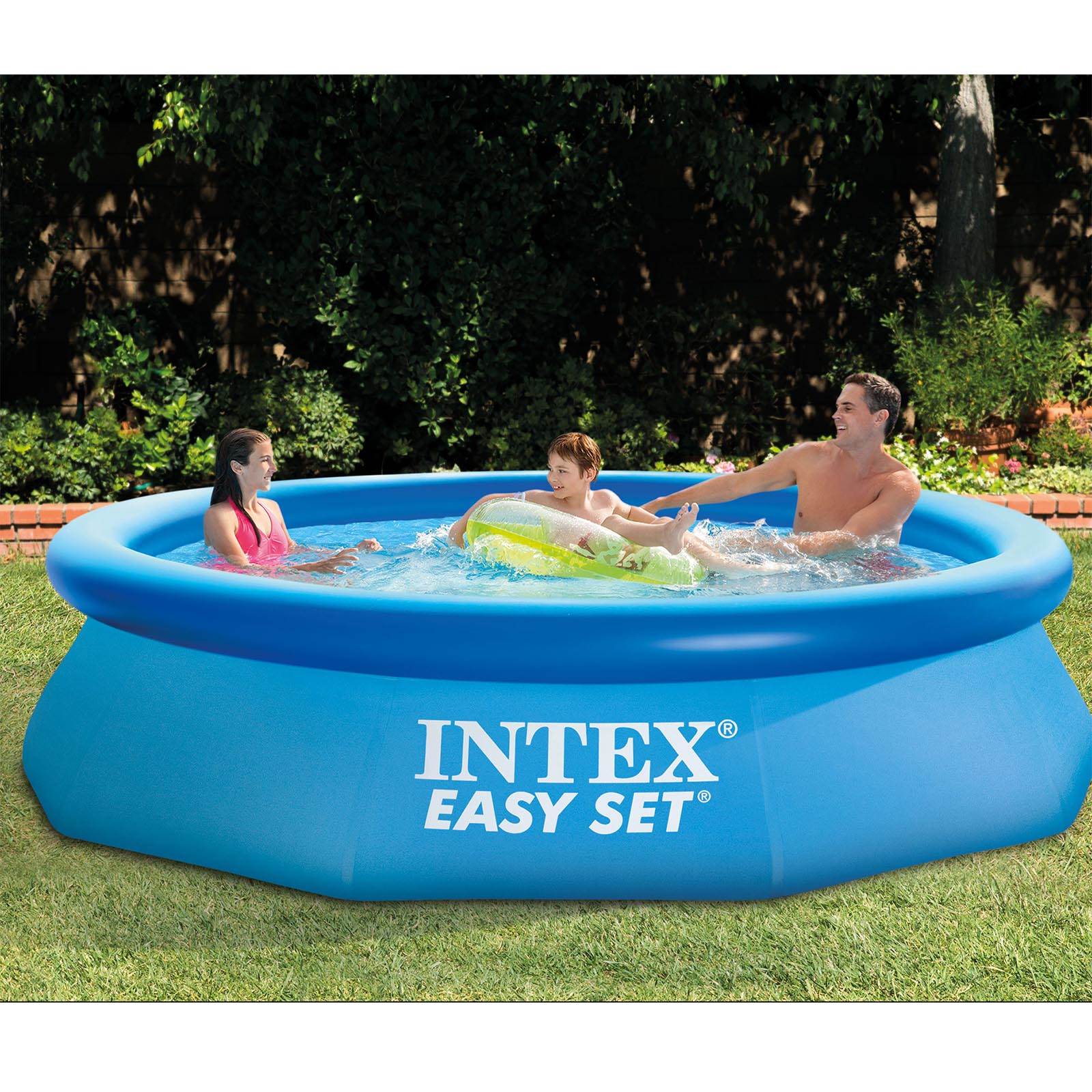 Intex Easy Set 10 Ft x 30 In Above Ground Inflatable Round Swimming Pool - image 5 of 9