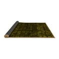 thumbnail image 2 of Ahgly Company Indoor Rectangle Abstract Yellow Modern Area Rugs, 7' x 10', 2 of 4