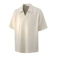 thumbnail image 4 of VgaVtl Polo Style Shirts for Men Summer Short Sleeve Knit Relaxed Fit Soft Casual Shirts for Men Business Collared Plain, 4 of 9