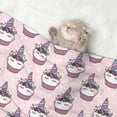 thumbnail image 2 of Sigee Cute Cupcake for Pet Blanket for Dog Cat Puppy Blanket Cat Blankets for Small and Medium Pets-Small, 2 of 8