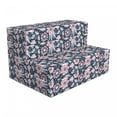 thumbnail image 1 of Floral Foldable Mattress, Garden Scene in Pastel Tones, 74.8" x 35.4", Slate Blue Pink, by Ambesonne, 1 of 4