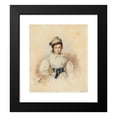 thumbnail image 2 of Candide Blaize 20x23 Black Modern Framed Museum Art Print Titled - Presumed Portrait of Maurice Sand (Child) (1831), 2 of 5